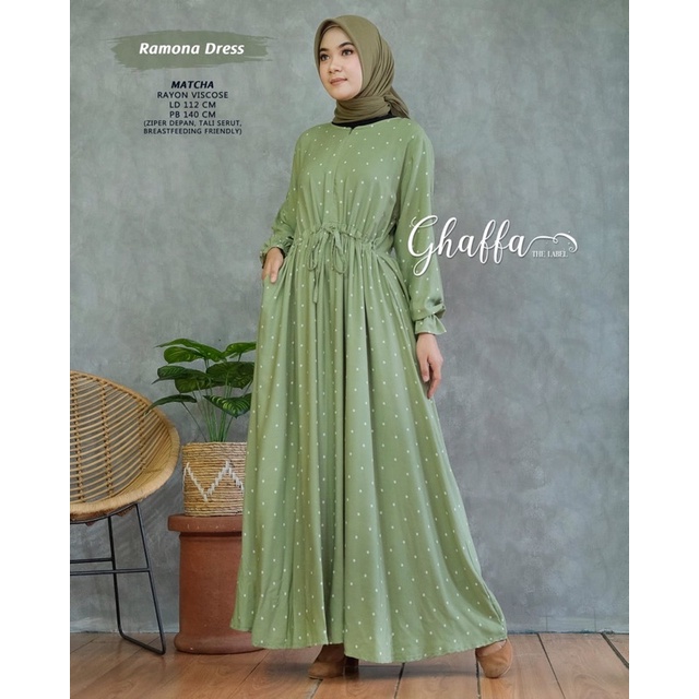 RAMONA DRESS BY GHAFFA THE LABEL | GAMIS RAYON