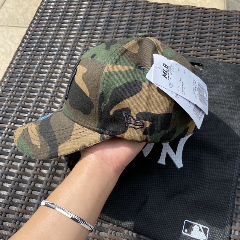 Topi Ny Newyork Cap Camo Minifont