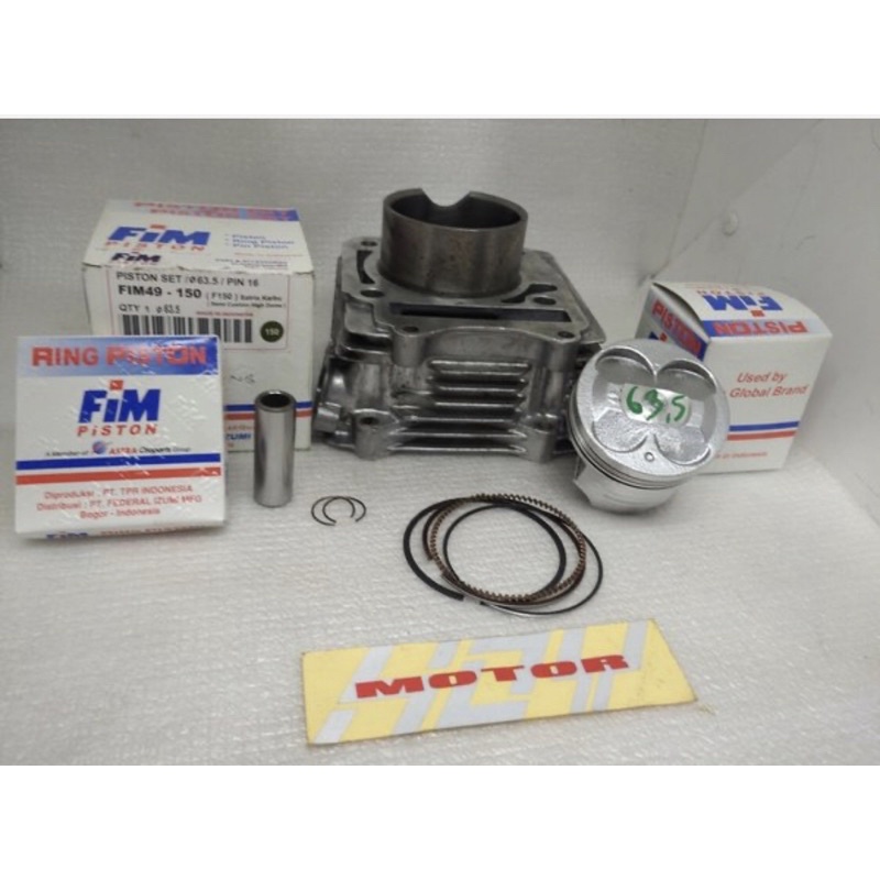 Blok Suzuki Satria FU 150 Racing Bore Up Seher FIM 62 62.5 63 63.5 64