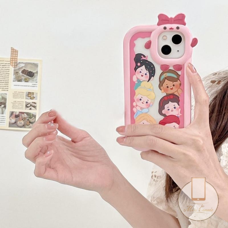 Soft Case TPU Motif Kartun Disney Princess Untuk iPhone 11 Pro MAX 6 6S Plus 8Plus 7Plus XR 14 13 12 Pro MAX X XS MAX SE 2020