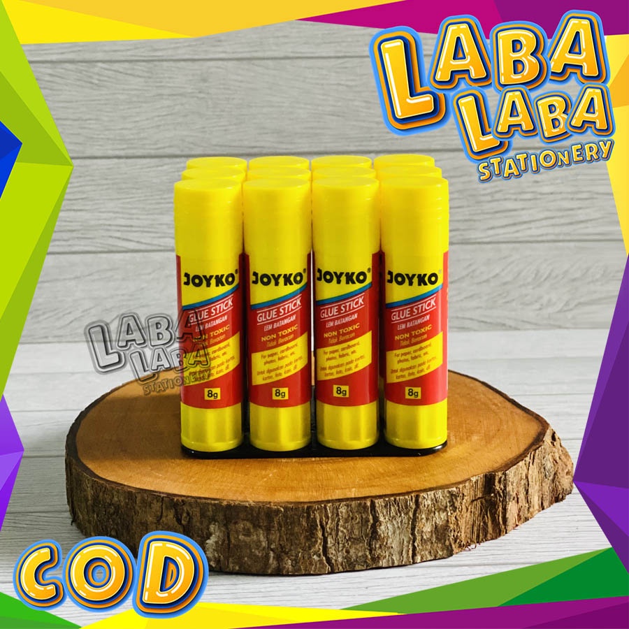 

LabalabaStationery Glue Stick / Lem Stick Joyko 8 gr GS-09 (Lusin)