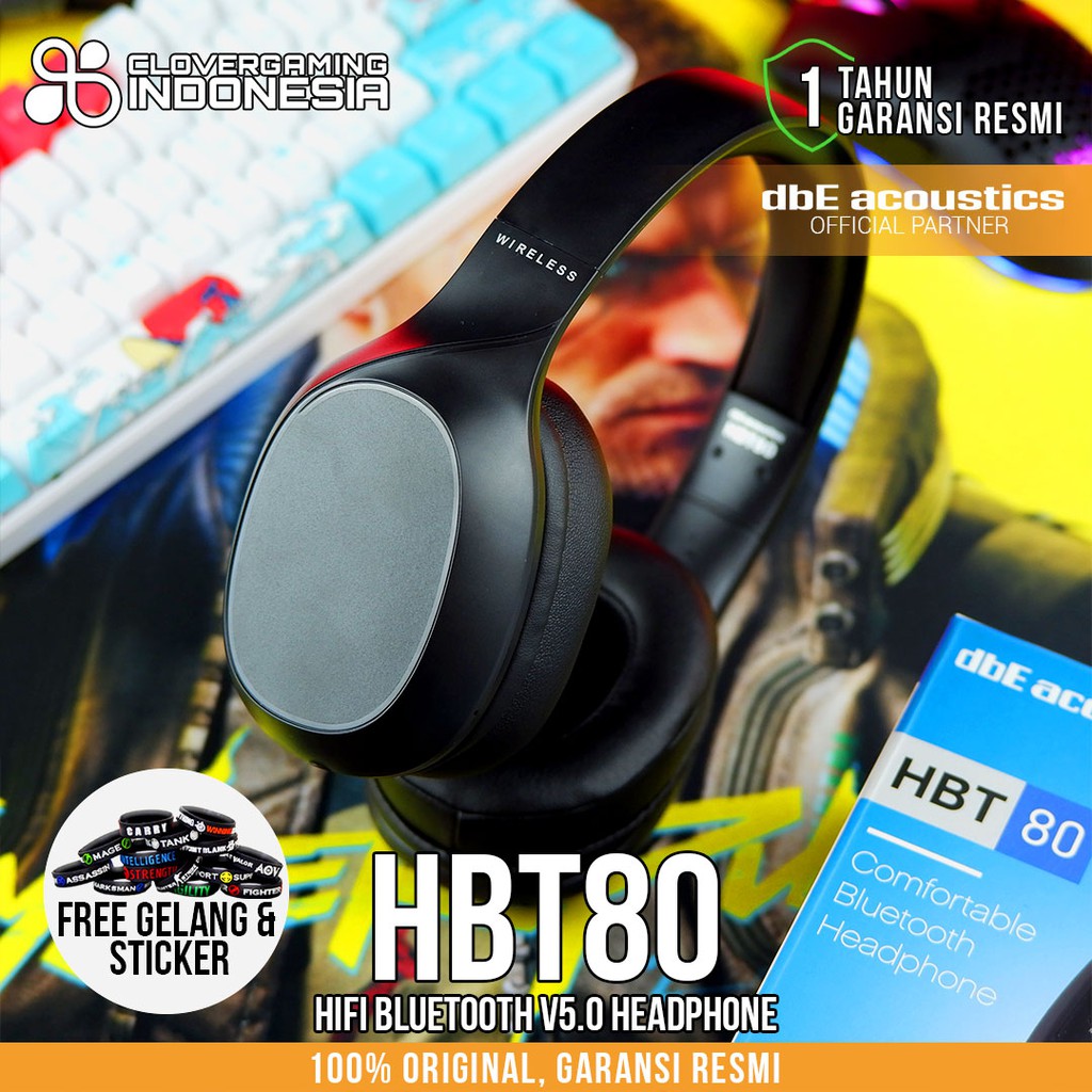 dbE HBT80 Hifi Bluetooth V5.0 Headphone