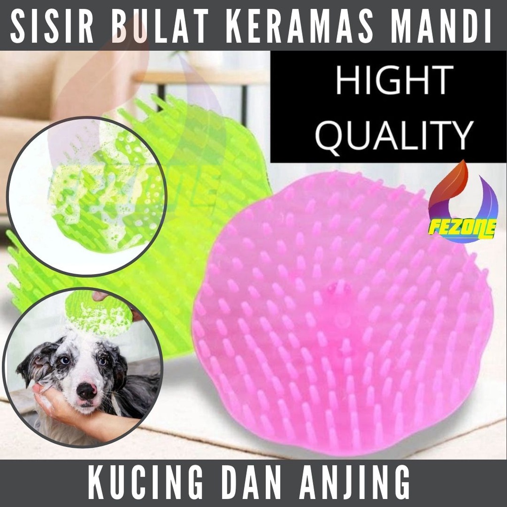 Sisir mandi kucing/anjing FEZONE