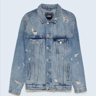 zara graffiti denim jacket