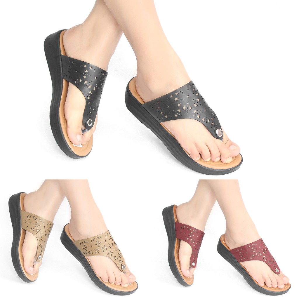 Sandal Wanita Wegdes Jepit Casual Murah LJ