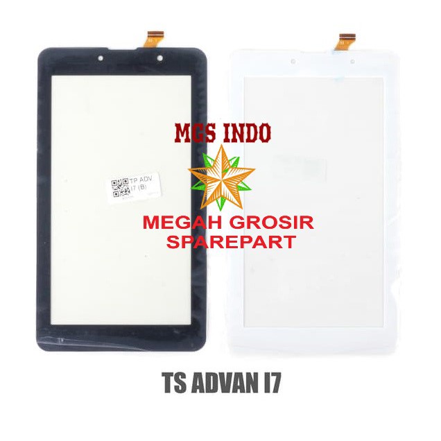 TOUCHSCREEN / LAYAR SENTUH ADVAN TAB i7D / i7-D ~ KUALITAS ORIGINAL ~ MGS INDO