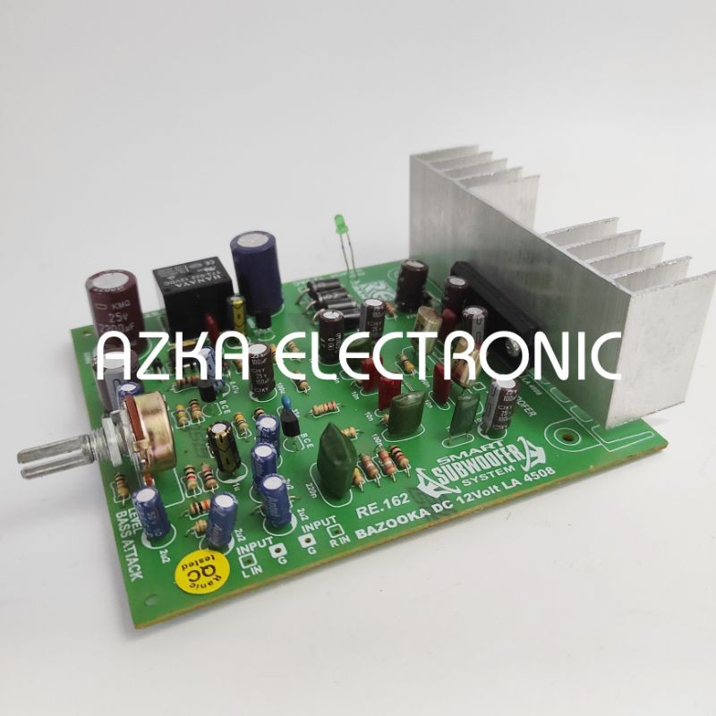 Kit Power Subwoofer Mobil Bazzoka 12V DC