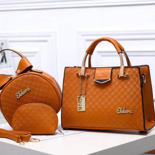 Branded bag Eldora set 3in1 2186-33 tas beranak branded original import