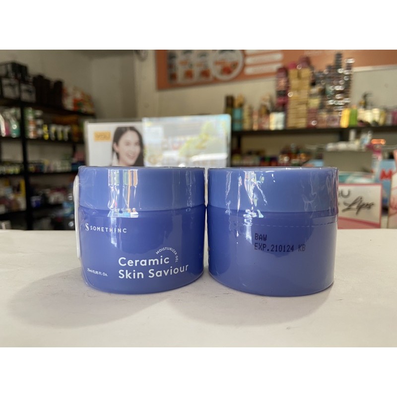 [ AGEN RESMI ] 25 ML -- Somethinc ceramic skin saviour moisturizer Gel 25 ml - cream wajah somethinc