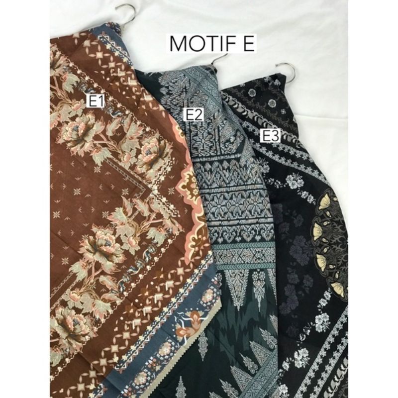 025 Motif Outer Scarf Premium Outerwear Wanita Ready Stock