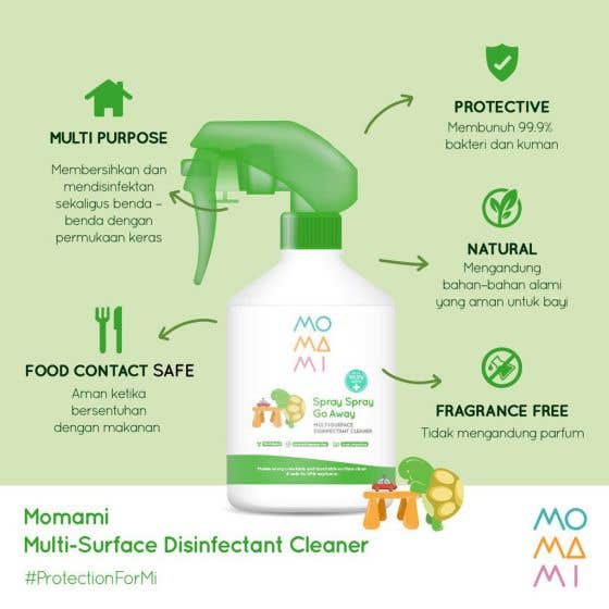 Momami Spray - Spray Go Away Multi Surface Disinfectant Cleaner 500ml