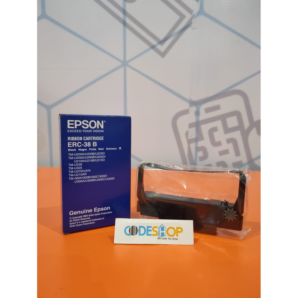 CARTRIDGE EPSON ERC 38 BLACK ORI PITA ATAU RIBBON