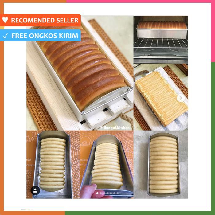 LOYANG CETAKAN PAN KUE SISIR ROTI TAWAR SOBEK MANIS 24X12X4(8)