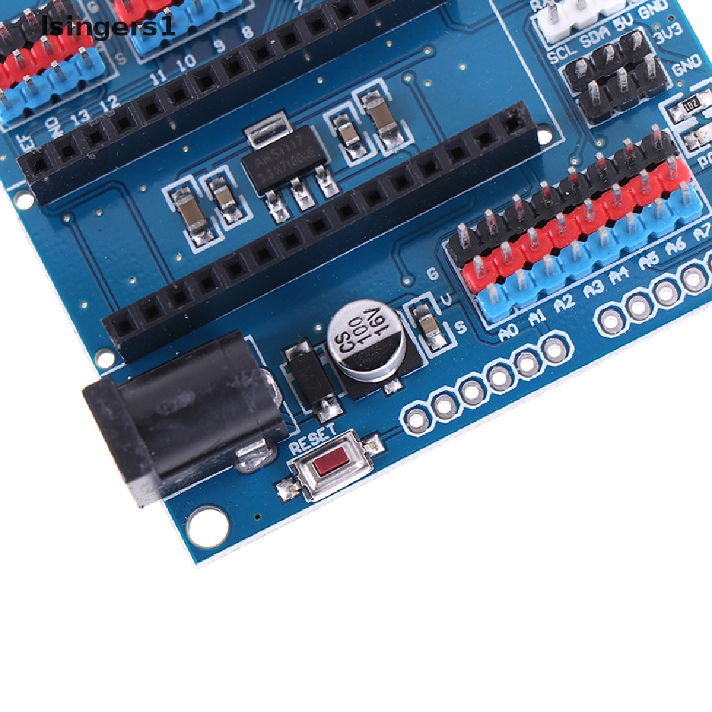 (lsingers1) Nano I / O Modul sensor shield expansion Untuk arduino r3 nano