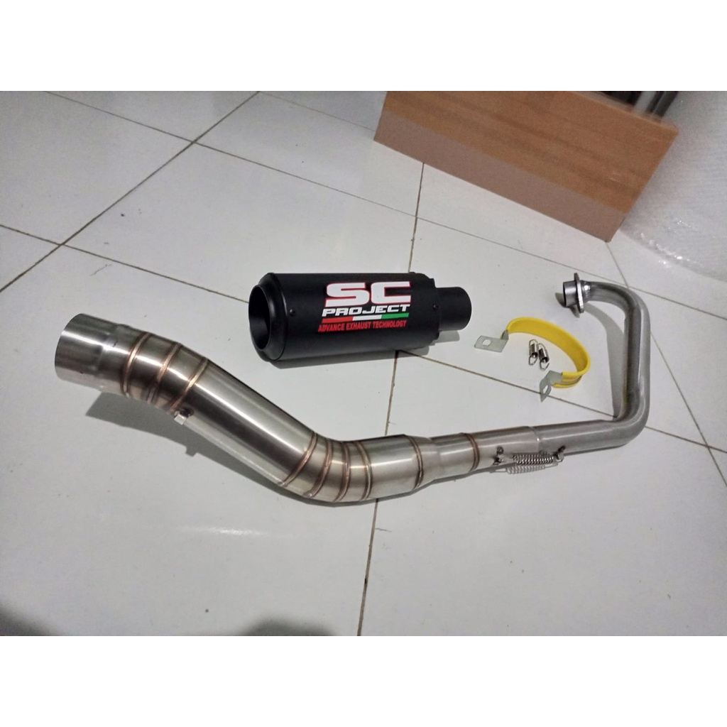 KNALPOT RACING COD ( R25,NINJA R25 XABRE, VIXION, R15, GSX, MINERVA, CBR150R )