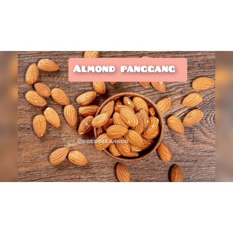 

Almond panggang siap makan