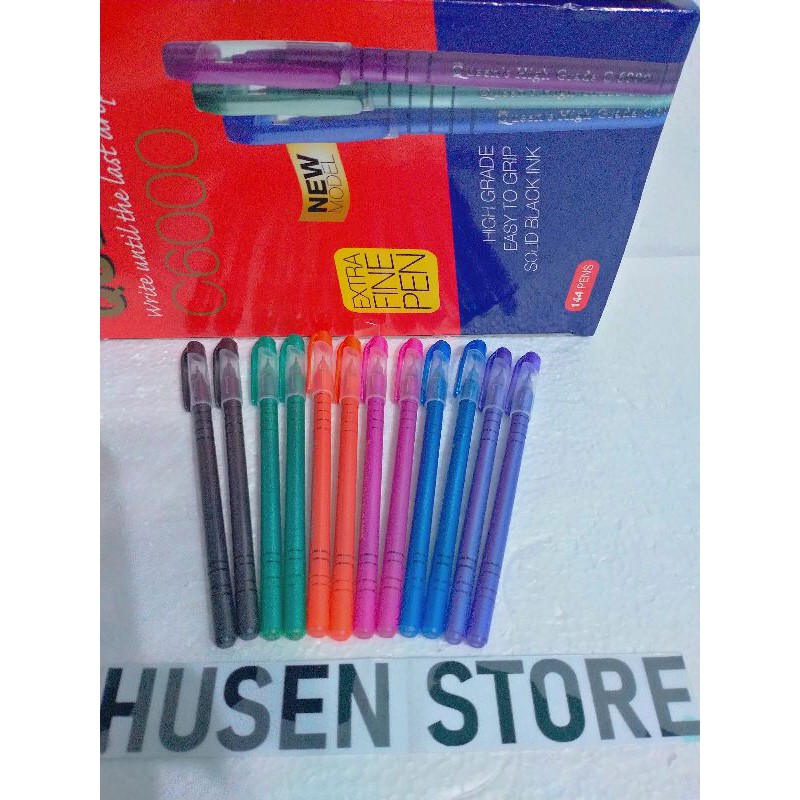 

pulpen pena Bolpoin Faster C 6000 Quins ORI