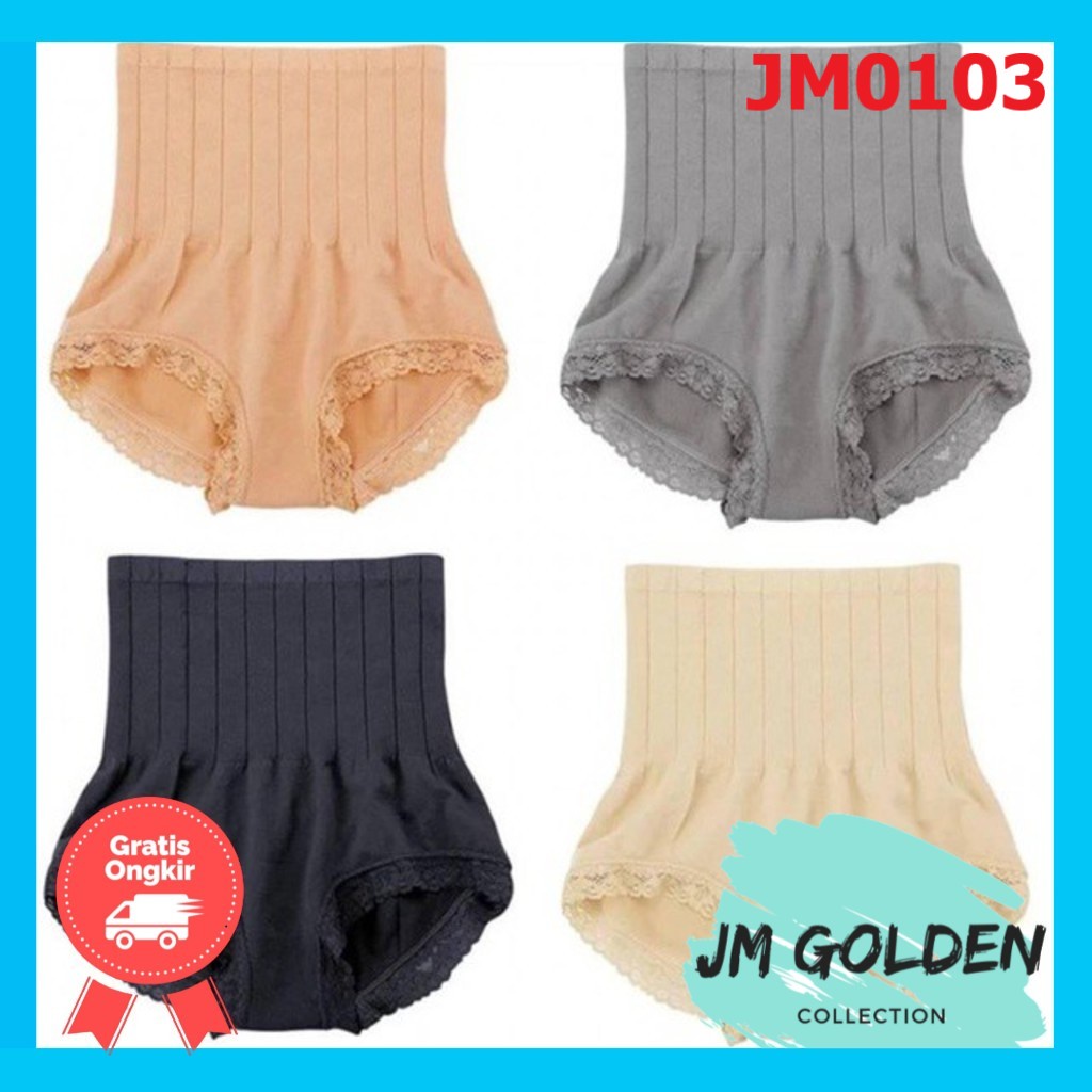 Fynshop ♛ UW15 Korset Pelangsing Pinggang Perut Pembentuk Tubuh Korset Ukuran Besar JM0103