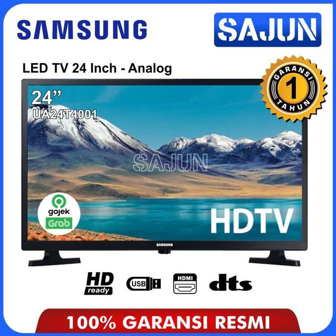 Ready&Siapkirim Tv Led Samsung 24T4001 Led Tv 24 Inch Usb Movie Hdmi Ua24T4001
