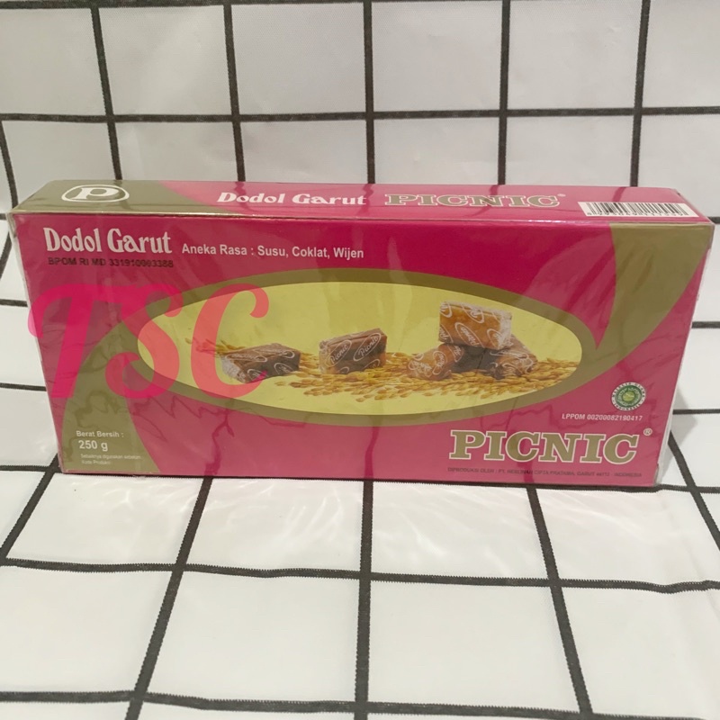 

Dodol Garut Picnic Halal 250gr / Dodol Picnic / Special Quality / Dodol / Garut / Picnic / Halal / 250gr / Dodol / Picnic / Special / Quality