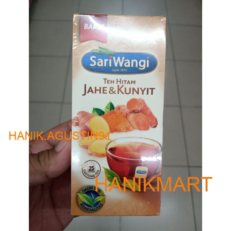 

Sariwangi Teh Hitam Jahe & Kunyit 25 Teh Celup 45 gr HM91