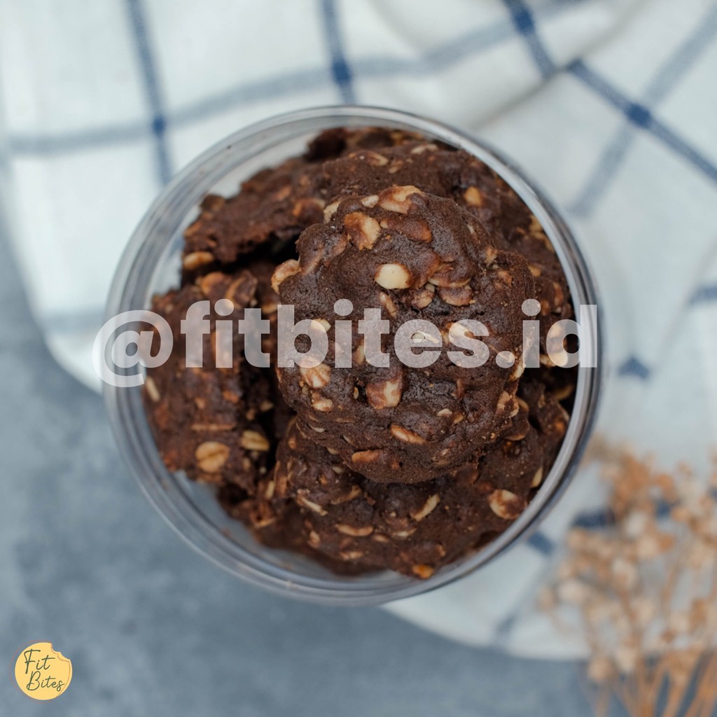 

FIT BITES Premium Oatmeal Cookies Pack - Dark Choco Almond