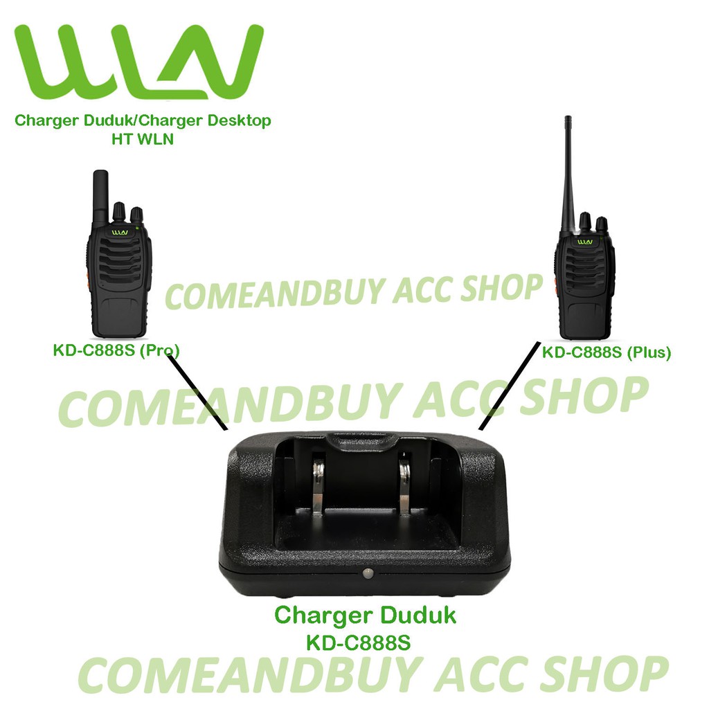 Charger Desktop HT Walkie Talkie WLN KD-C888 ORIGINAL