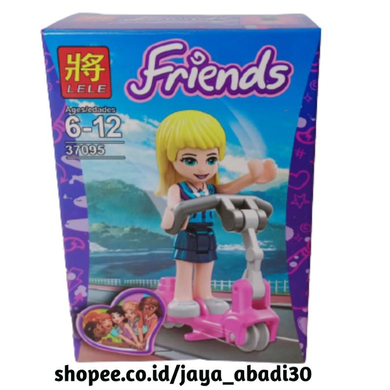 MAINAN LEGO BRICK GAME FRIENDS SCOOTER / SKUTER LALA PO (LELE) 37095