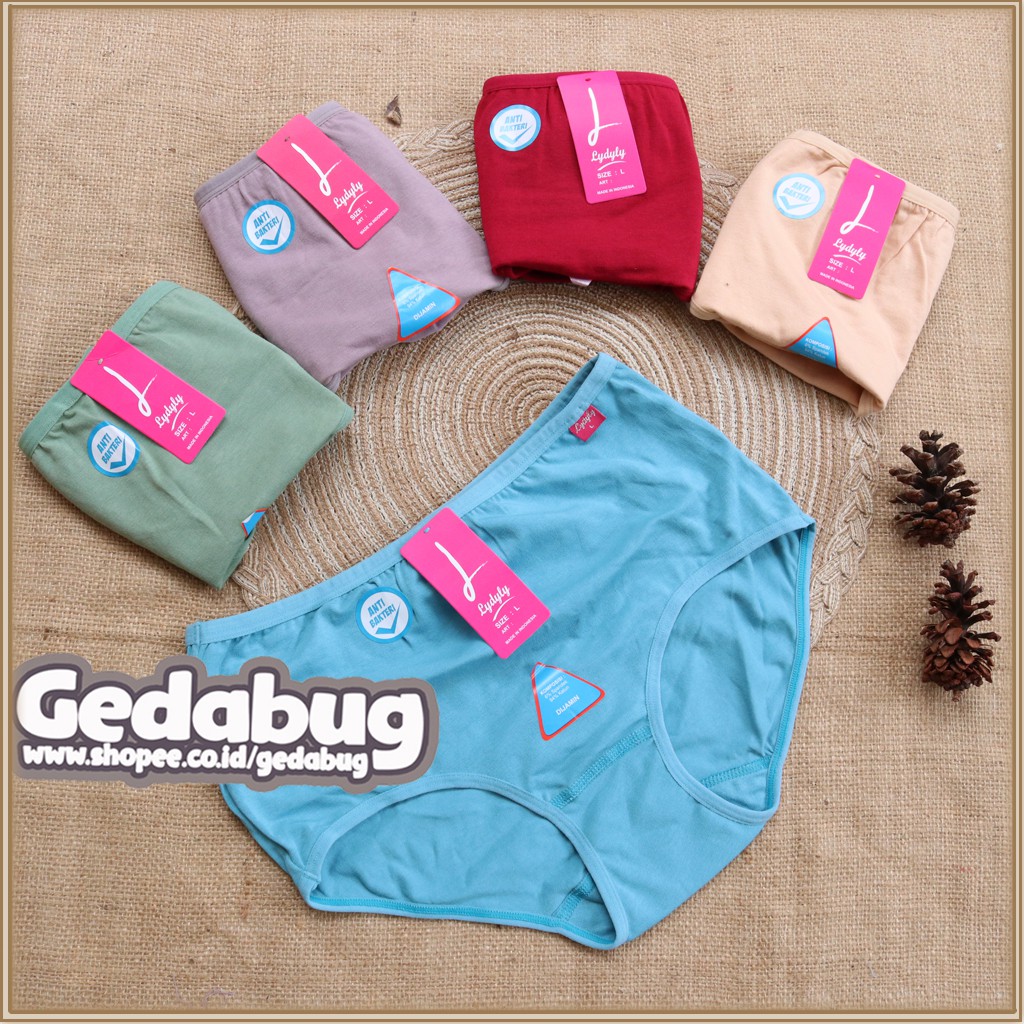 CD Wanita Lydyly 1229 Cutting Maxi | Celana dalam wanita dewasa Super Soft Anti-Bakterial | Gedabug
