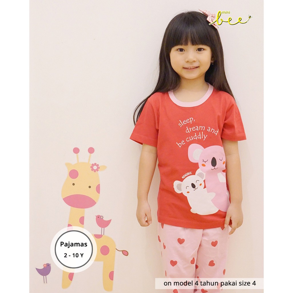 Piyama Anak Daily Suit Baby Pajamas Big Cut Minibee