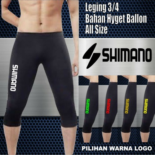 celana legging SHIMANO 3/4 / celana manset  pria 3/4 / legging 3/4 / legging sport / SGF