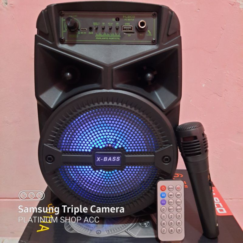 SPEAKER BLUETOOTH FREE MIC KARAOKE  FLECO FL-6011/F-6615/F-804Z SUPER BASS/SALON AKTIF MULTIMEDIA