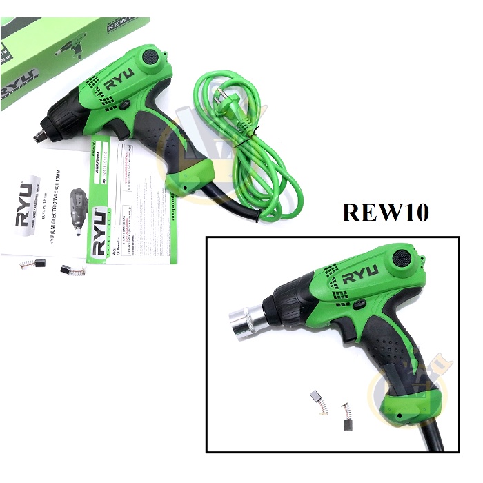 RYU REW10 Impact Wrench Electric Wrench REW 10 Mesin Impact Listrik / Mesin Alat Buka Baut Elektrik Listrik REW 10mm