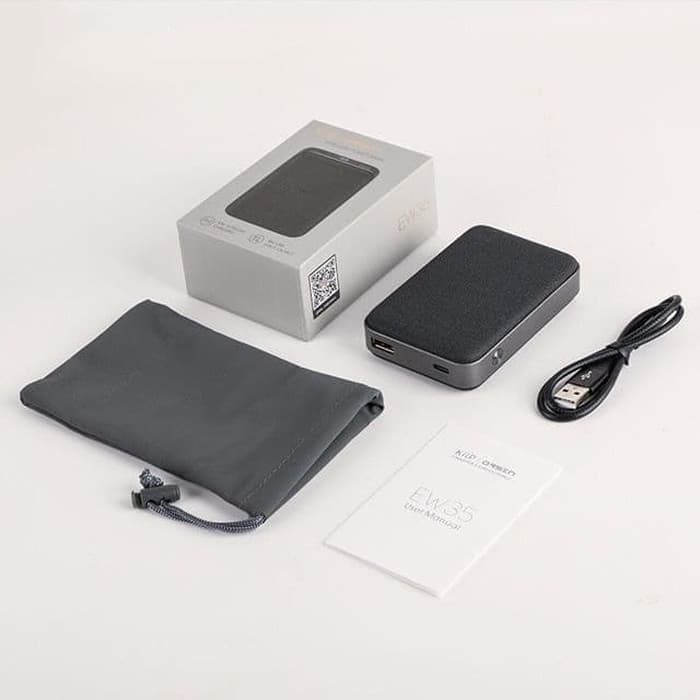 POWERBANK KIIP EW35 WIRELESS 10W FAST CHARGING PD QC 3.0 10000MAH