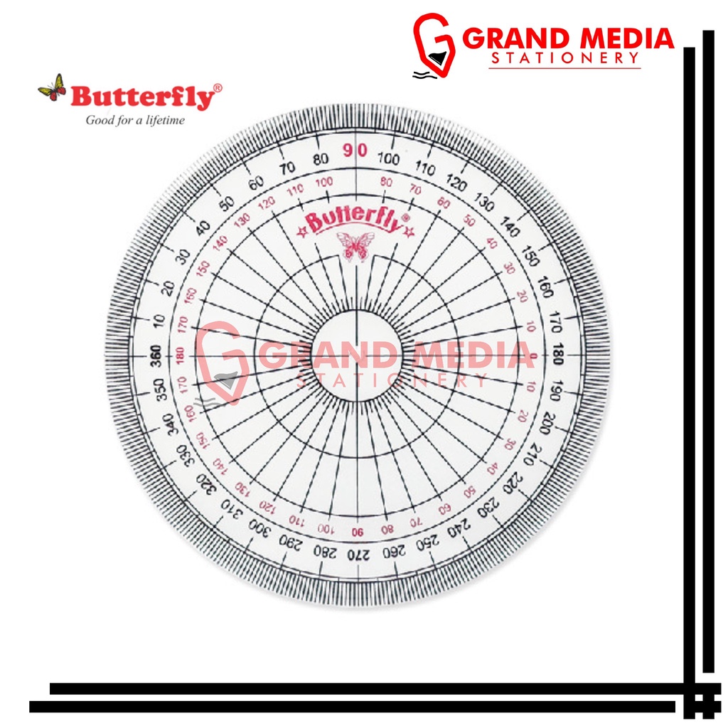 

[GRAND MEDIA] PENGGARIS BUSUR BUTTERFLY 360/10CM FULL