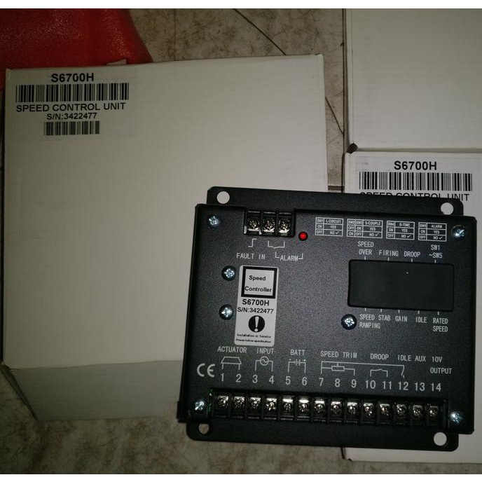 Engine Speed Control S6700H Segma S 6700 H