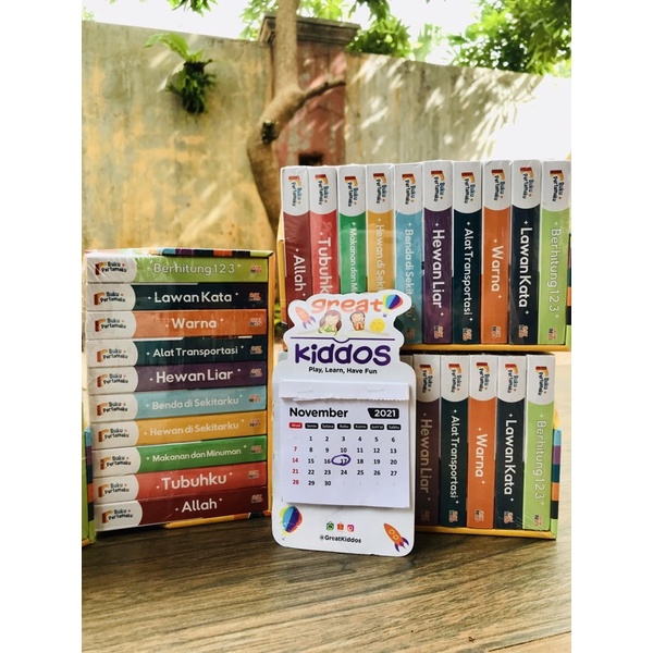 Perpustakaan Pertamaku by Grow the Seed Boarbook Buku Anak Best Seller