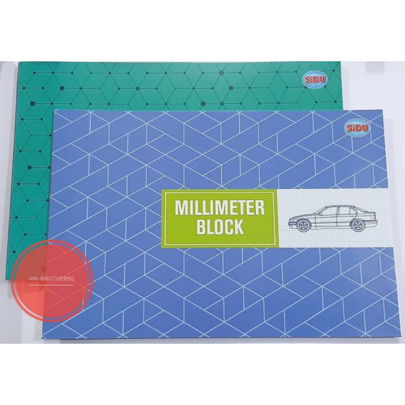 

Buku Milimeter Blok folio/F4 Dan A3 SIDU