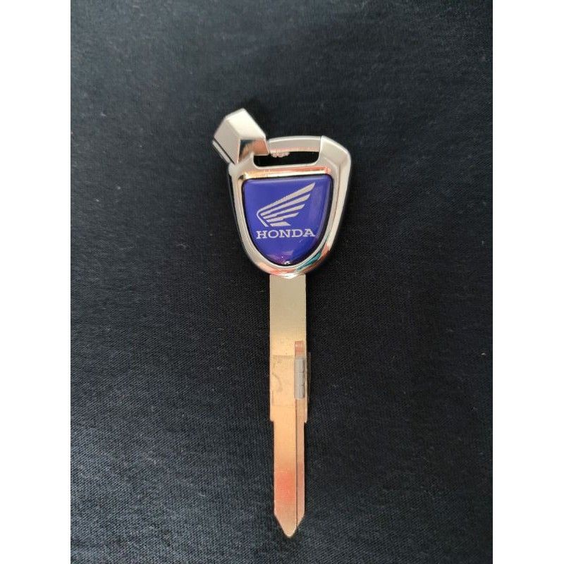 Kunci motor variasi crome full metal Beat Vario Scoopy Megapro spacy sonic cb150 CBR 150 Blade kuat-(GTR) Biru