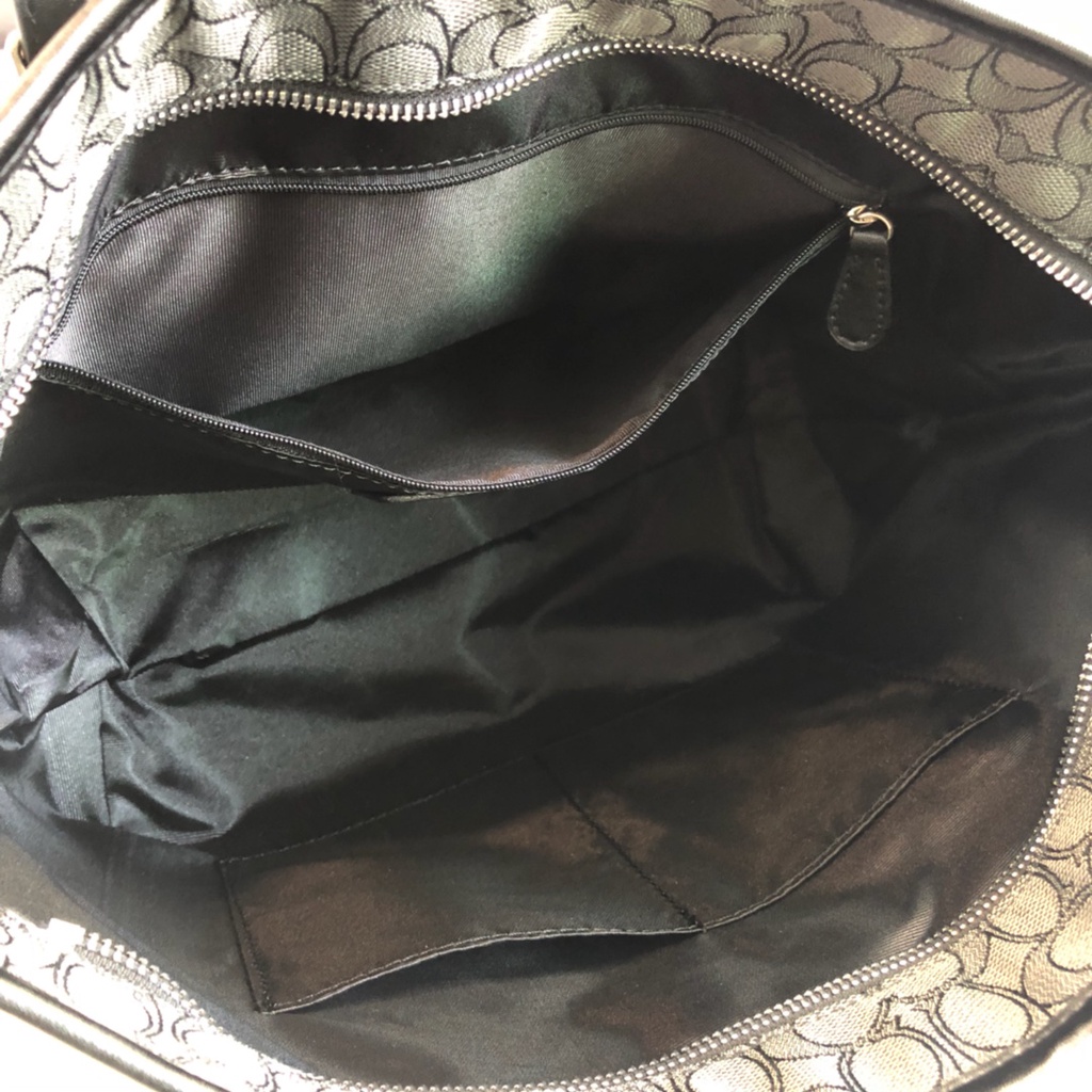 [Instant/Same Day]39043 coach canvas material Ladies Shopping bag tote bag   gwd
