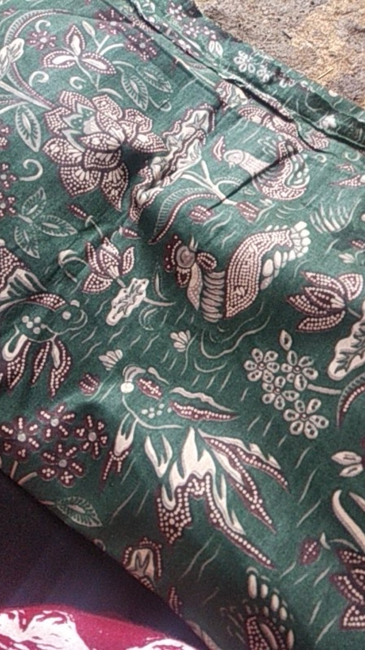 Batik Sogan Pekalongan Halus Mix Brokat Renda Rangrang Ori