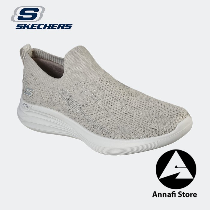 JUAL SEPATU SNEAKERS SKECHERS YOU WAVE VIRTUE 132005-NAT -NATURAL