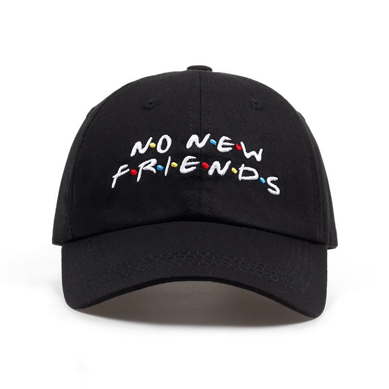 Topi Baseball No New Friend - Q455040 - Black