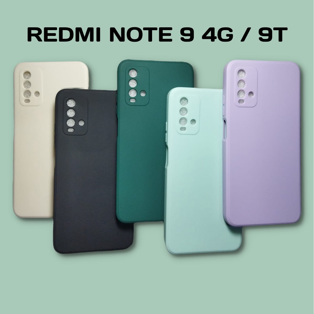CASE MACARON REDMI  NOTE 9 4G | CASE  REDMI  | CASE MACARON | CASE SQUARE EDGE | CASE LUCU | SOFTCAS