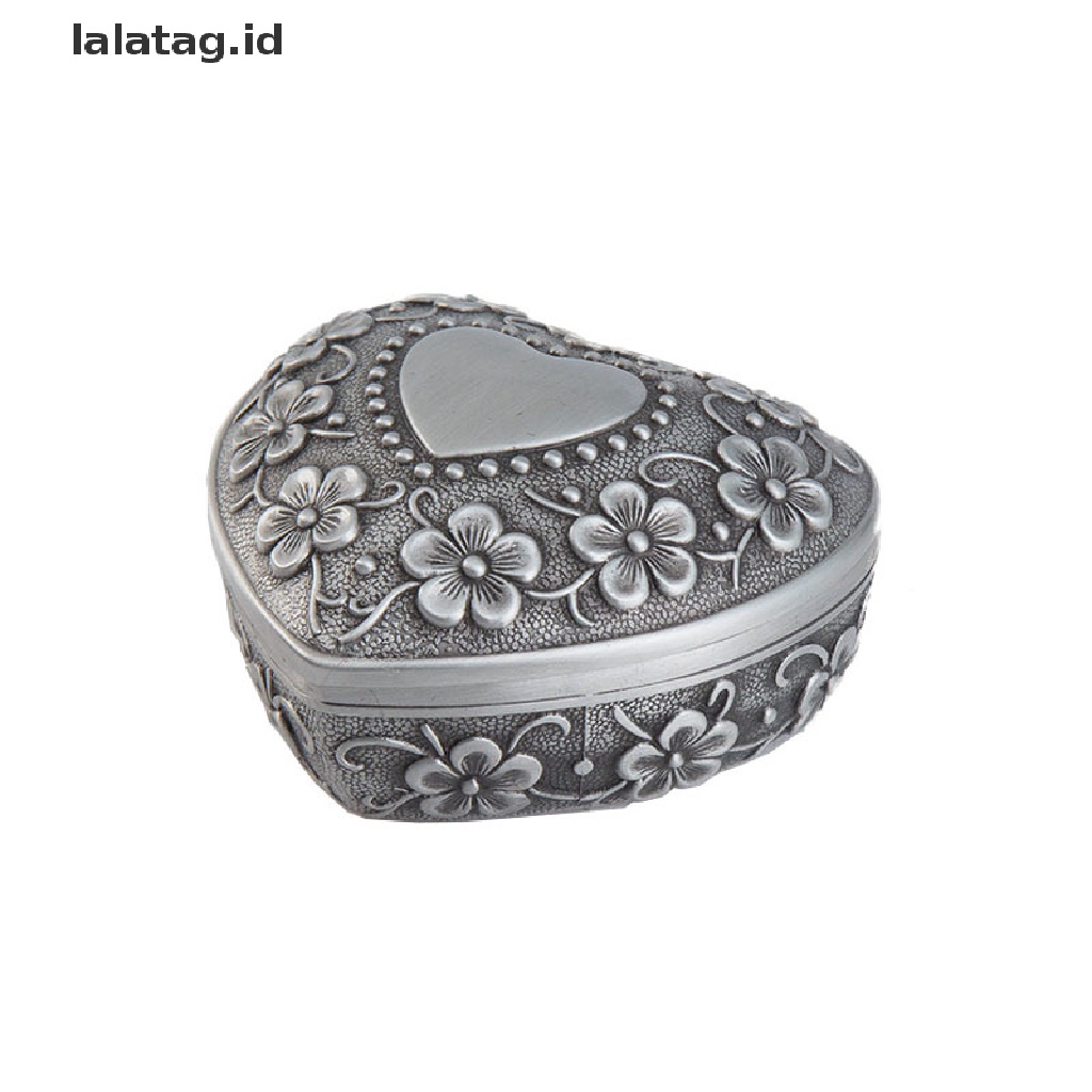 [lalatag] Metal Antique Jewelry Box Ring Jewelry Storage Organizer Chest Christmas Gift [ID]