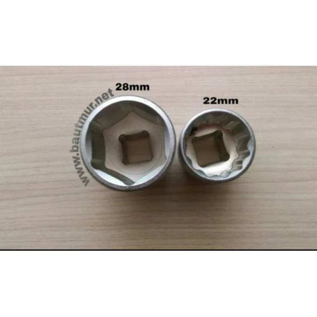 [Terlaris] Mata kunci sok 22mm - Mata kunci shock 22mm solid murah