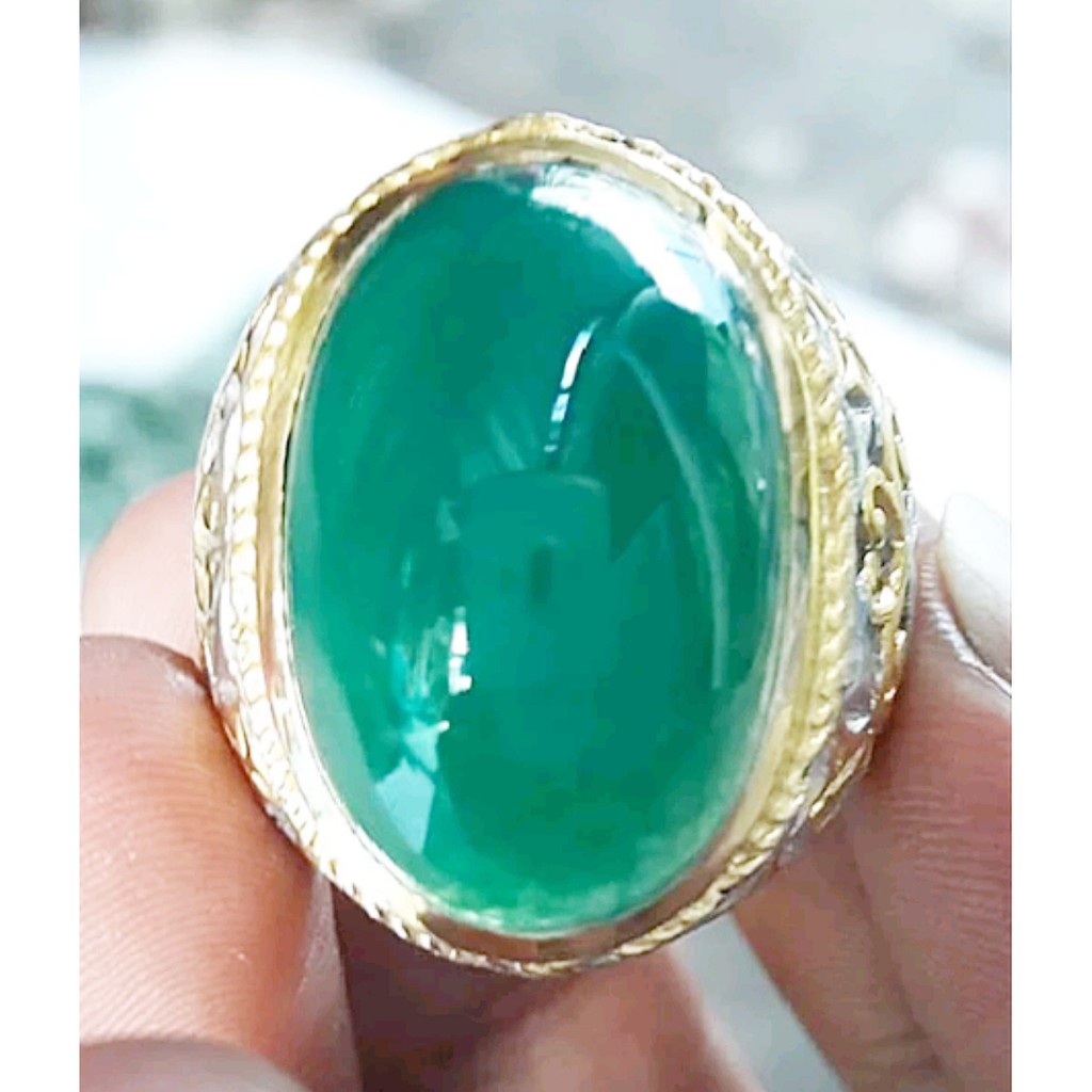 BACAN DOKO bacan gulau bacan super bacan murah bacan natural batu akik batu bacan size 18mm