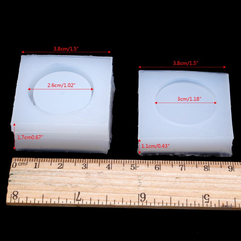 Cetakan Resin Bahan Silikon Bentuk Bulat Untuk Kerajinan Tangan Handmade
