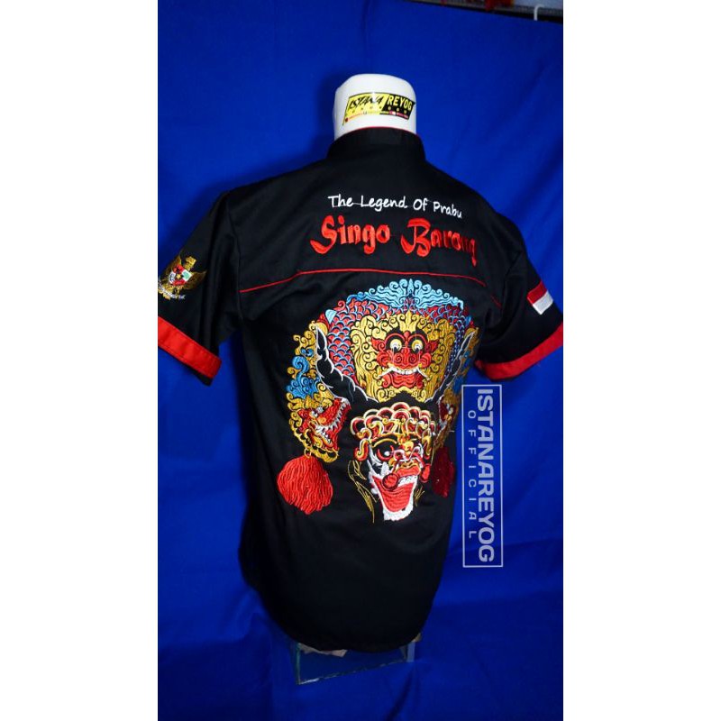 BAJU REOG / HEM / KEMEJA BORDIR SINGO BARONG JARANAN TERLARIS