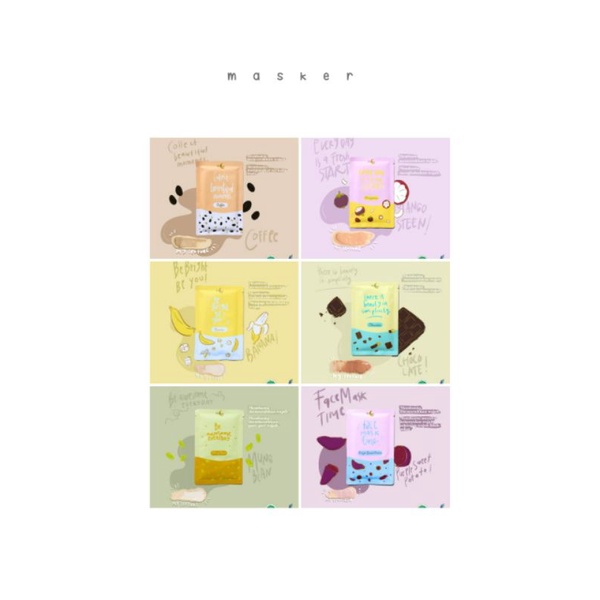 MASKER WAJAH DELUNA poupeepou BPOM& HALAL 10 gr organik